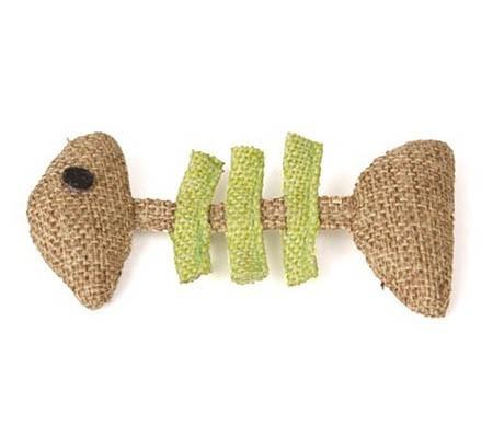 JUGUETE GATO YUTE PESCADO