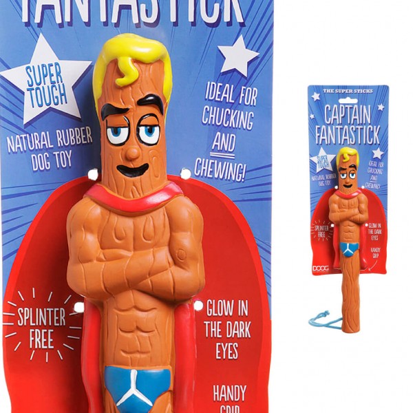 Stick Captain Fantastick juguete perro