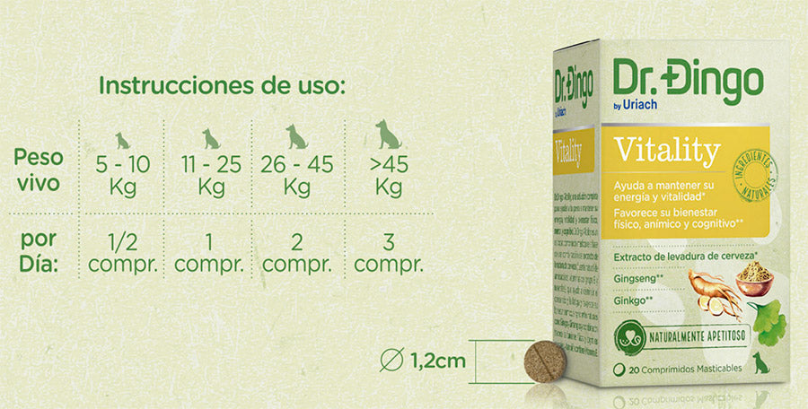 Dr. Dingo Vitality suplemento perro