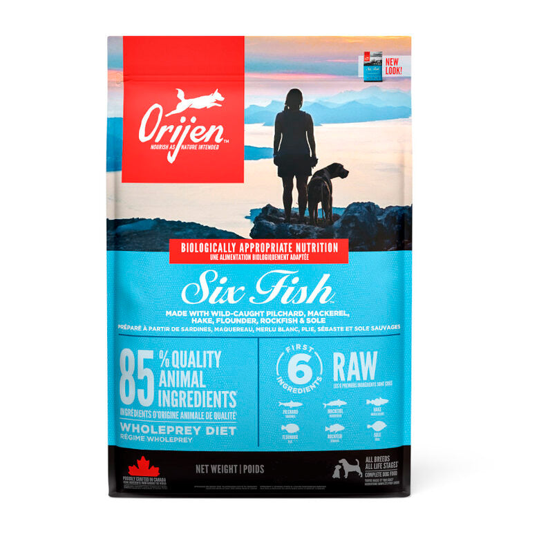 orijen six fish perro