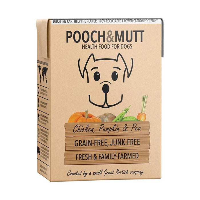 Pooch & Mutt Chicken, Pumpkin, Pea (pollo, calabaza y guisantes)