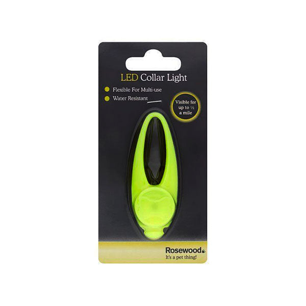rosewood luz led collar perro