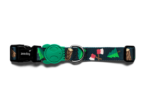 zee.dog collar woods