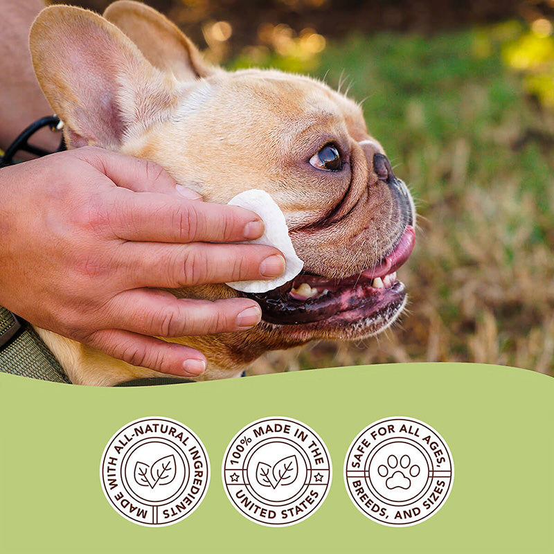 Natural Dog Company Wrinkle Toallitas