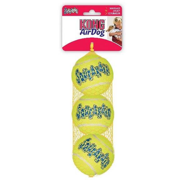 SQUEAKER TENNIS BALL SMALL X3