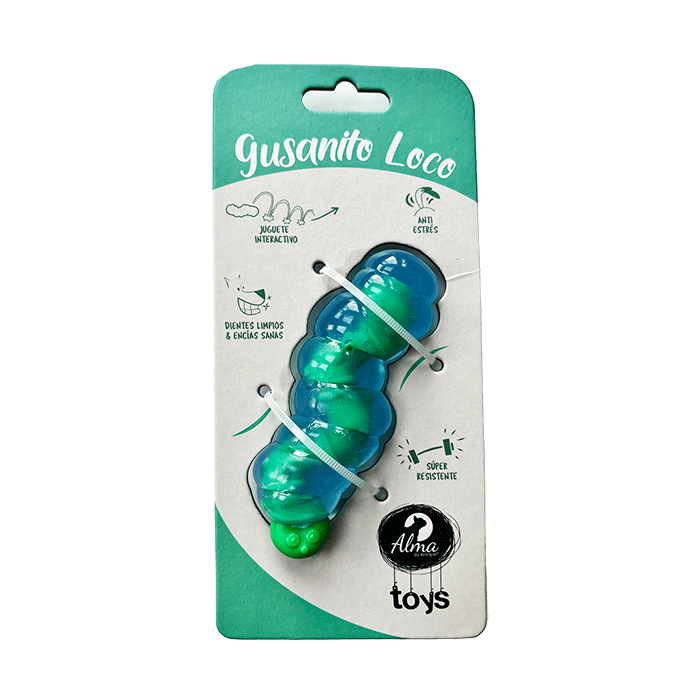alma gusanito loco verde perro