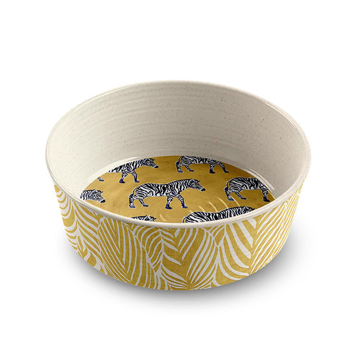 Tarhong Bowl Safari Cebra para mascotas
