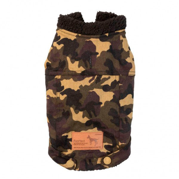 Fuzzyard chaqueta perro denim camuflaje