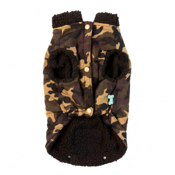Fuzzyard jacket dog denim camuflaje