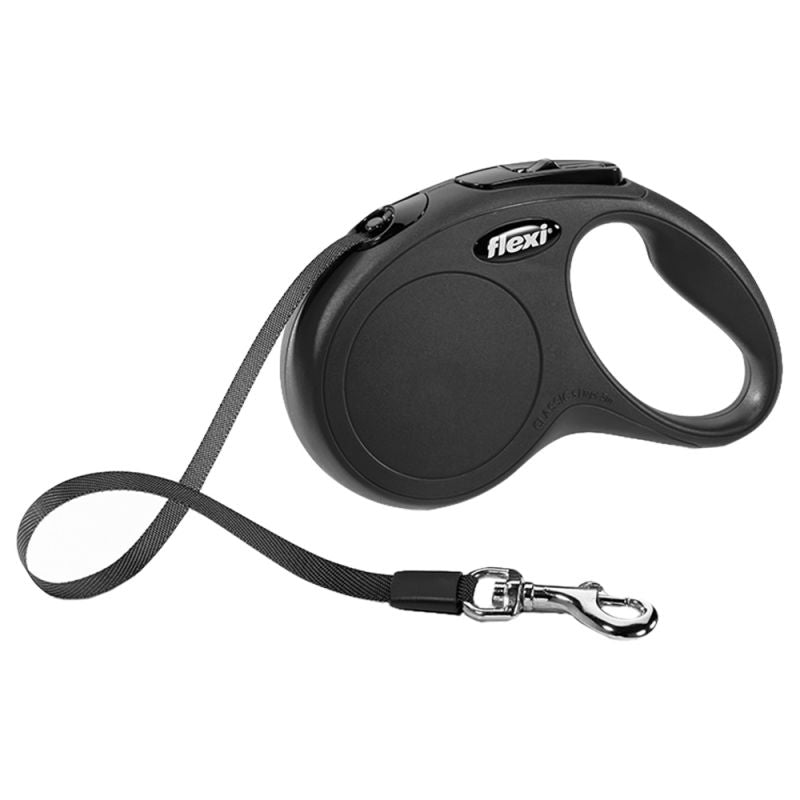 Flexi correa extensible negro tape
