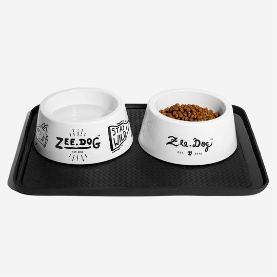 Zee.Mat Black Alfombrilla para bowl