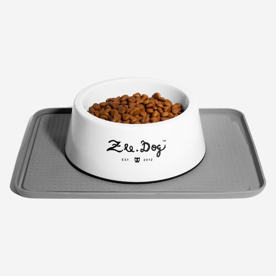 Zee.Mat Gris Alfombrilla para comederos