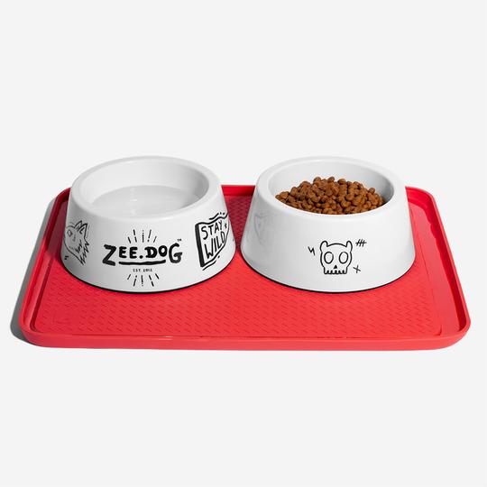 Zee.Mat Coral Alfombrilla para bowl